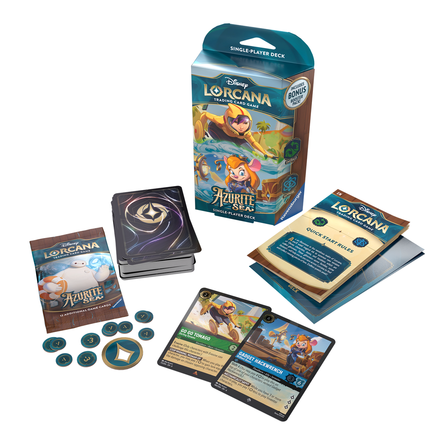 Disney Lorcana Azurite Sea - Starter Deck
