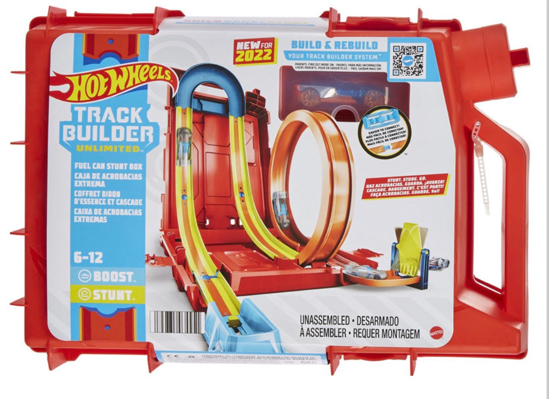 Hot Wheels Track Builder Unlimited Fuel Can Stunt Box
