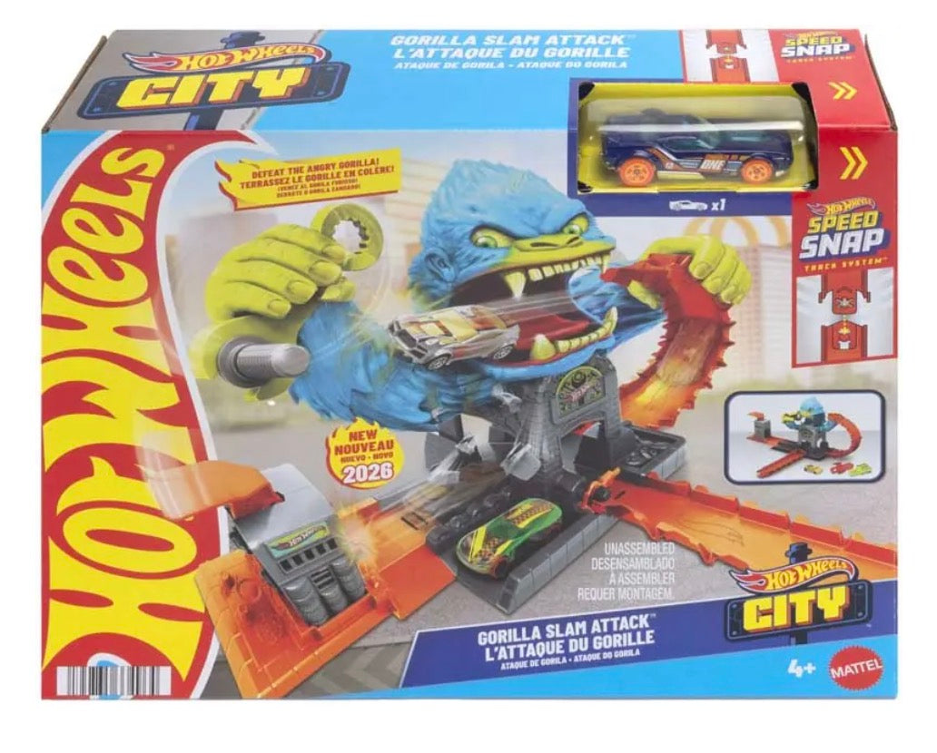 Hot Wheels City Gorilla Repair Shop