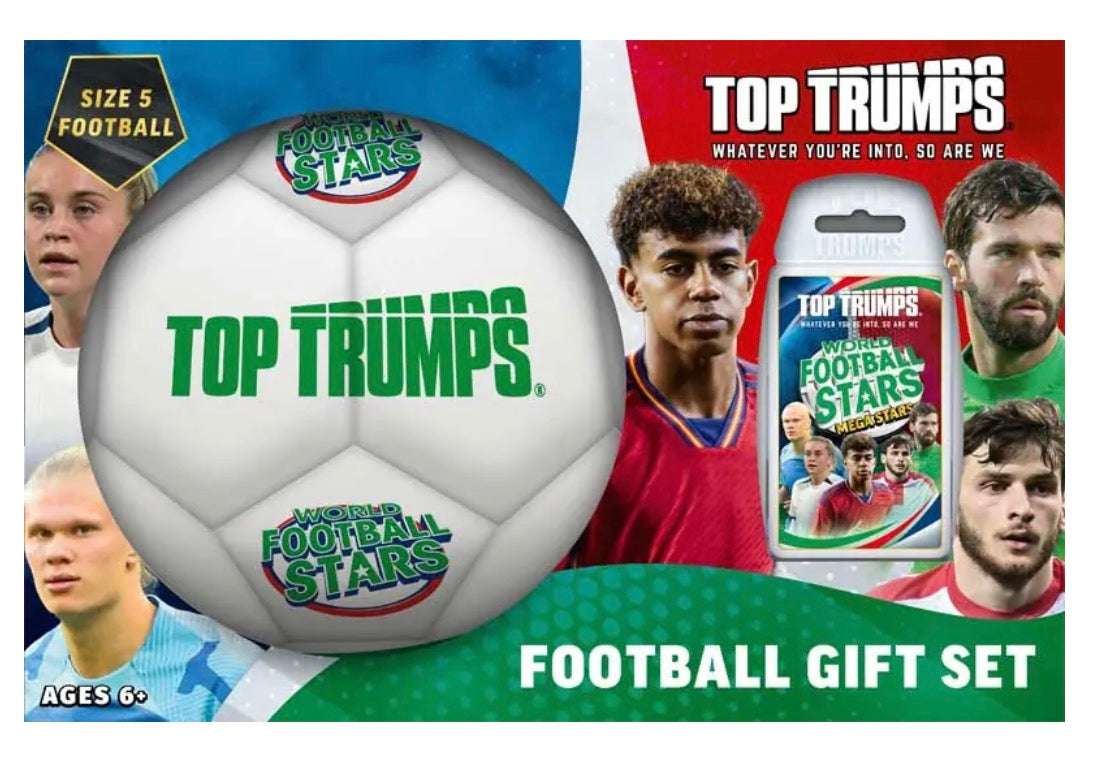 Top Trumps World Football Stars Football Gift Set