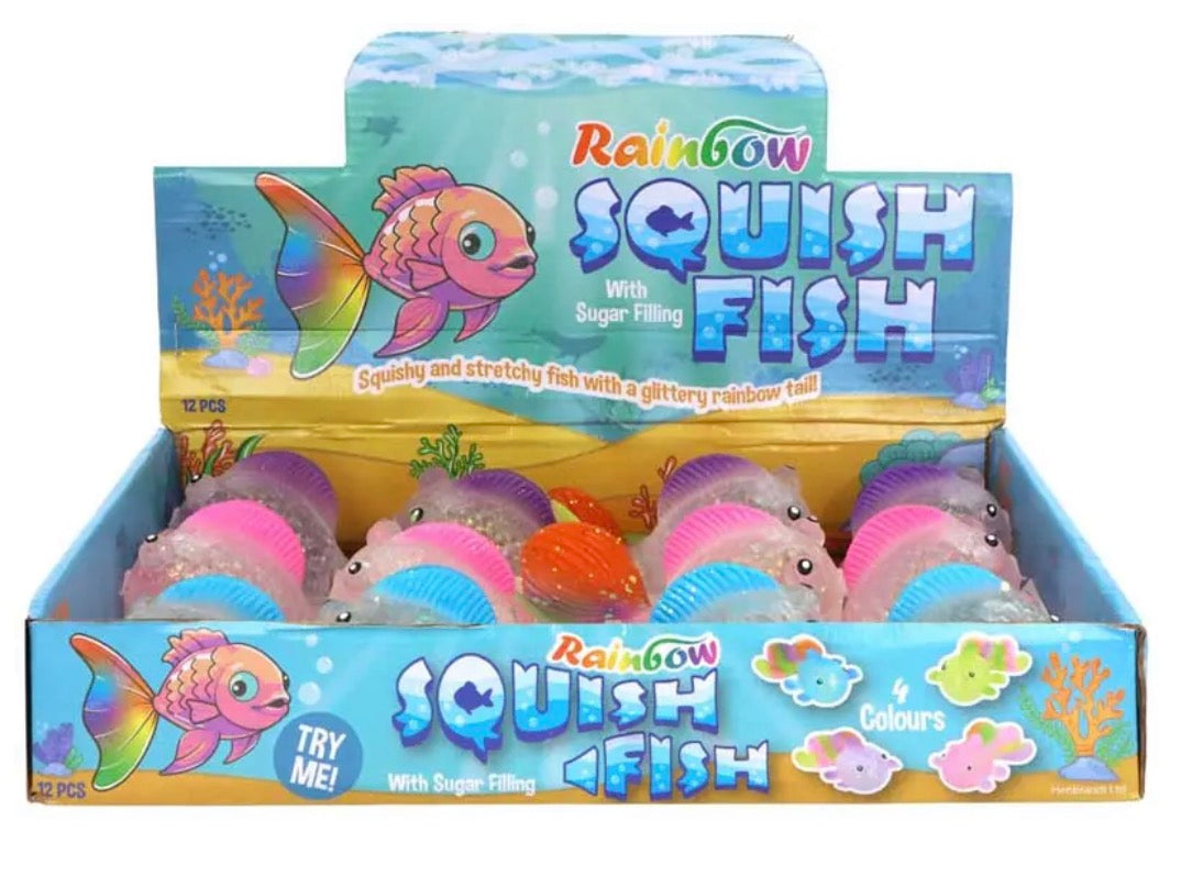 Rainbow Squish Fish