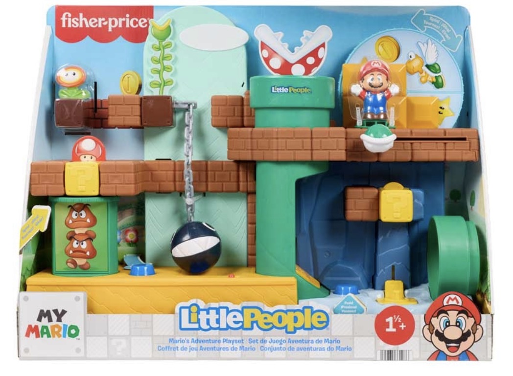 Fisher Price Little People Super Mario Adventure Playset