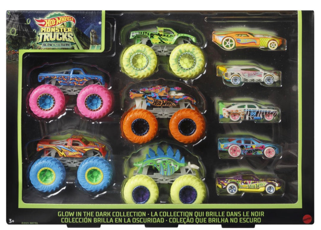 Hot Wheels Monster Trucks Glow in the Dark