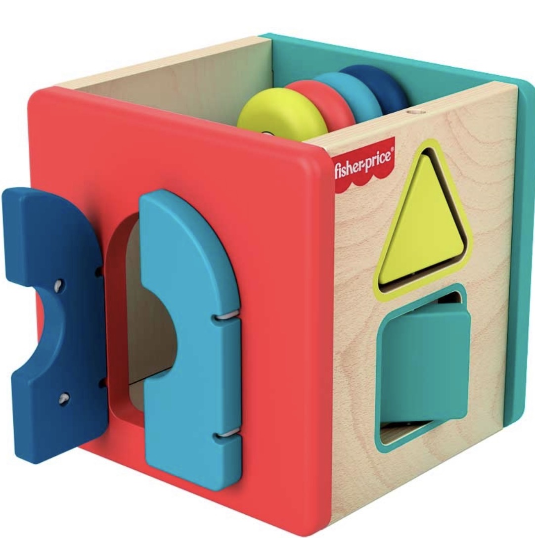 Fisher Price Wooden Activity Cube
