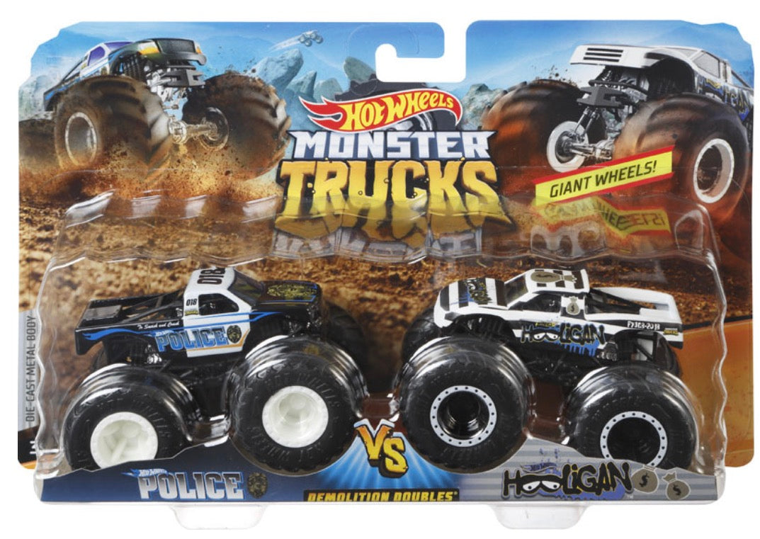 Hot Wheels Monster Trucks 1:64 Demolition Doubles Assorted