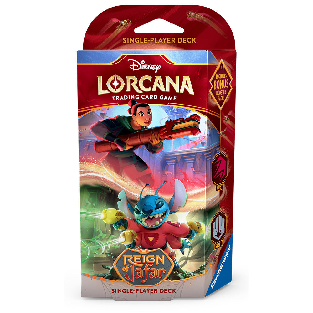 Disney Lorcana - Reign of Jafar Starter Deck - Ruby & Steel