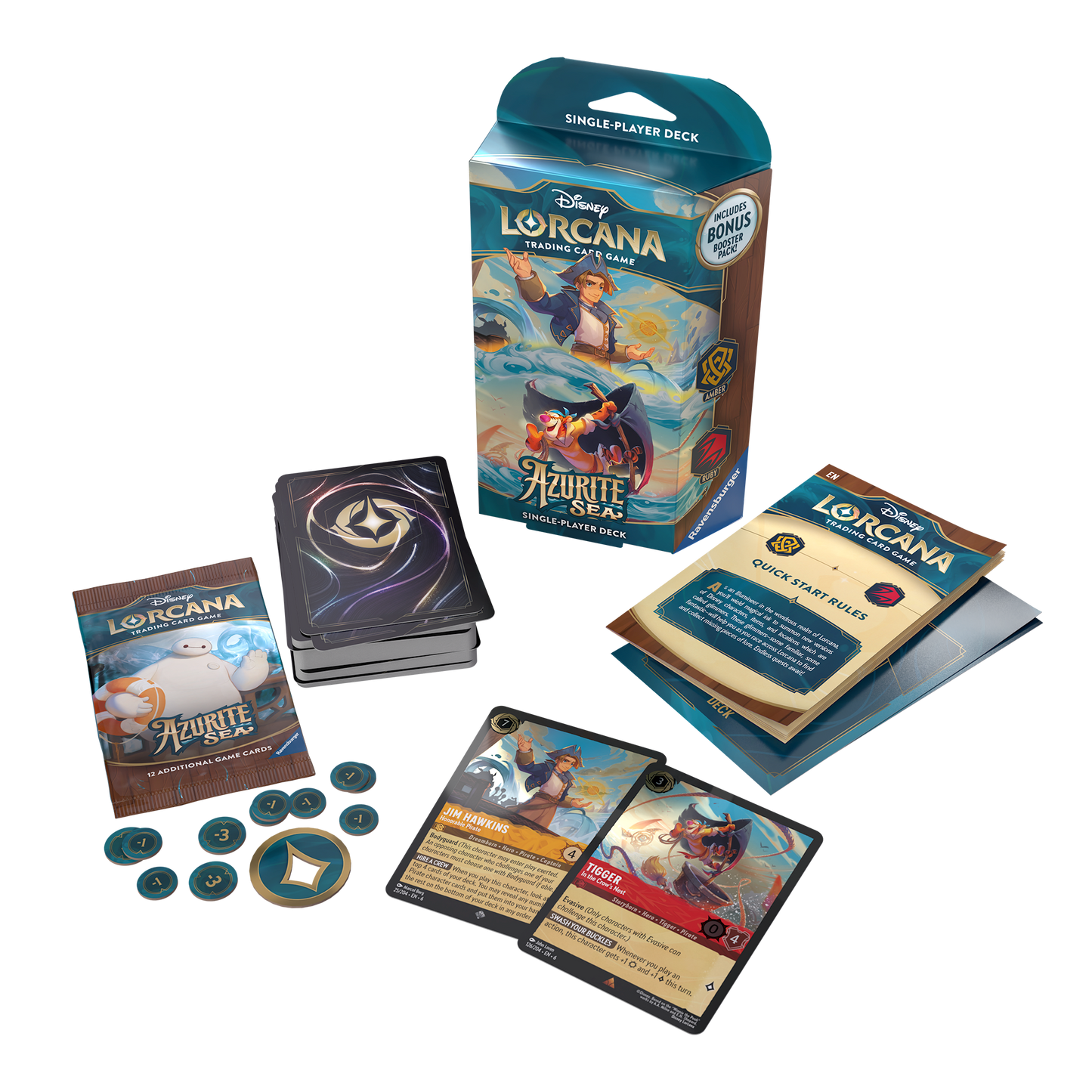 Disney Lorcana Azurite Sea - Starter Deck