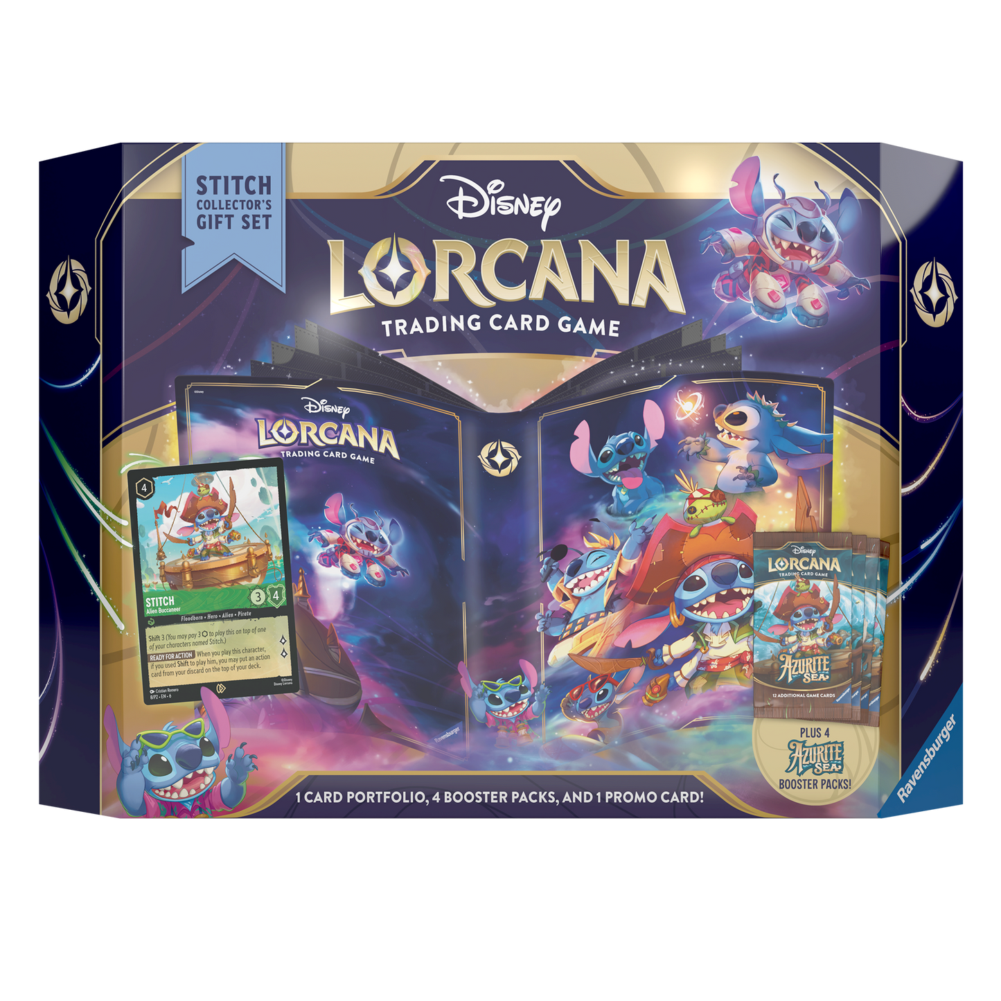 Disney Lorcana Azurite Sea - Stitch Collectors Gift Set