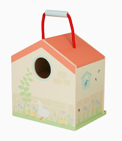 Wooden farmyard play set