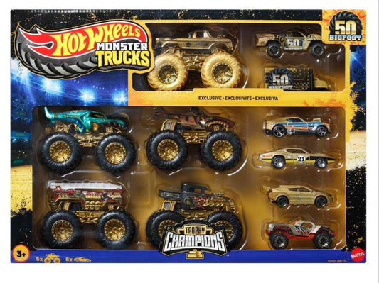 Hot Wheels Monster Trucks Trophy Champions Collection