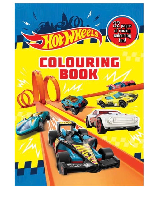 Hot Wheels Colouring Book