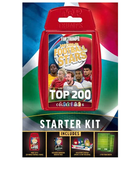 Top Trumps World Football Stars Starter Kit