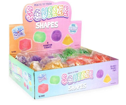 Squeeze Bobbly Shapes Assorted