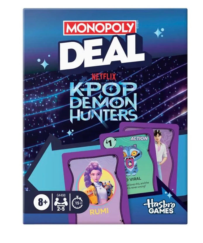 Monopoly Deal K-pop Demon Hunters