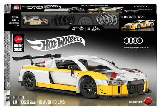 Mattel Hot Wheels Elite Brick Shop Audi R8 LMS