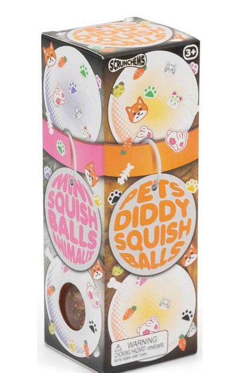 Scrunchems Pets Diddy Squish Balls