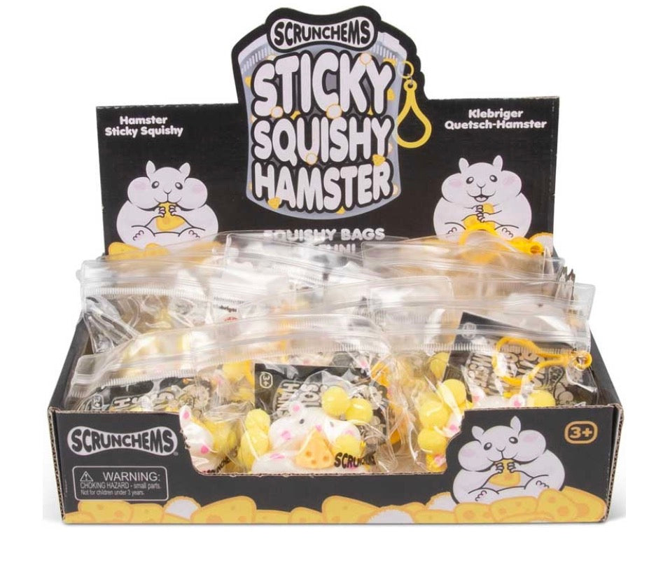 Scrunchems Sticky Squashy Hamster