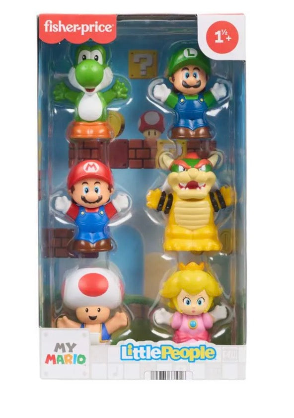 Fisher Price Little People Super Mario Figure Pack