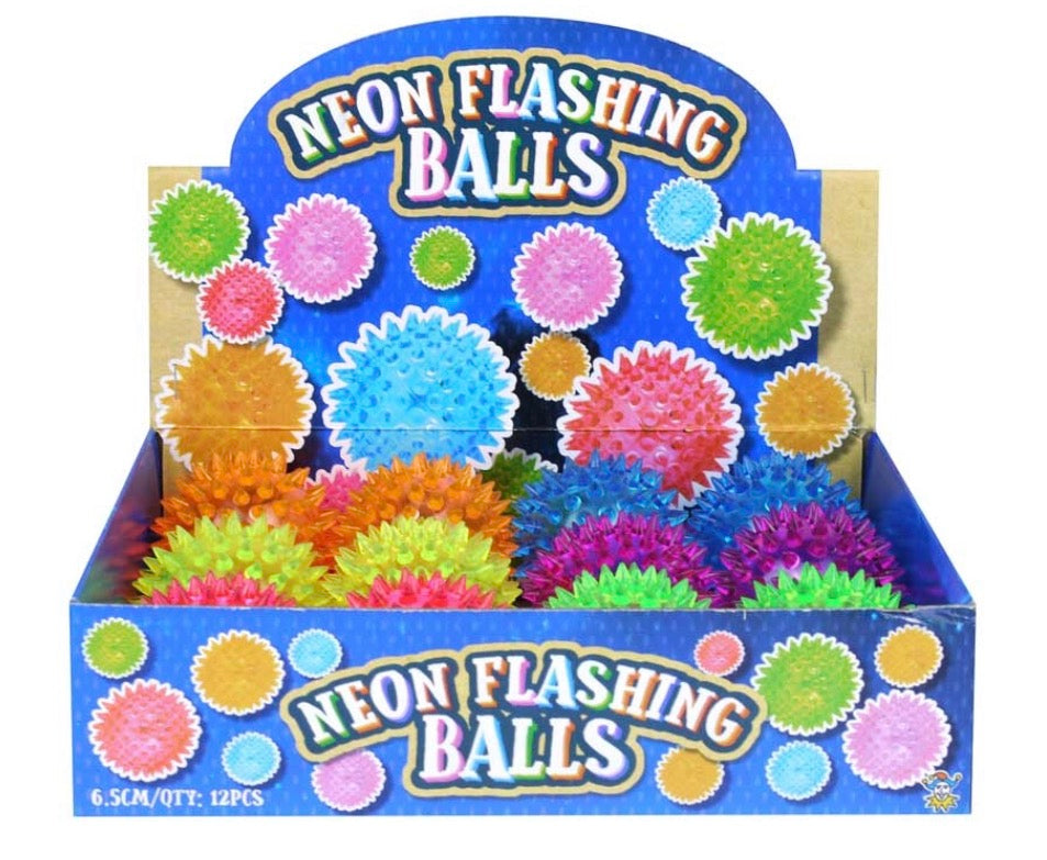 Neon Flashing Spikey Ball