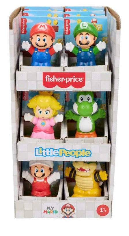 Fisher Price Little People Super Mario Figure Assorted