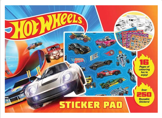 Hot Wheels Sticker Pad