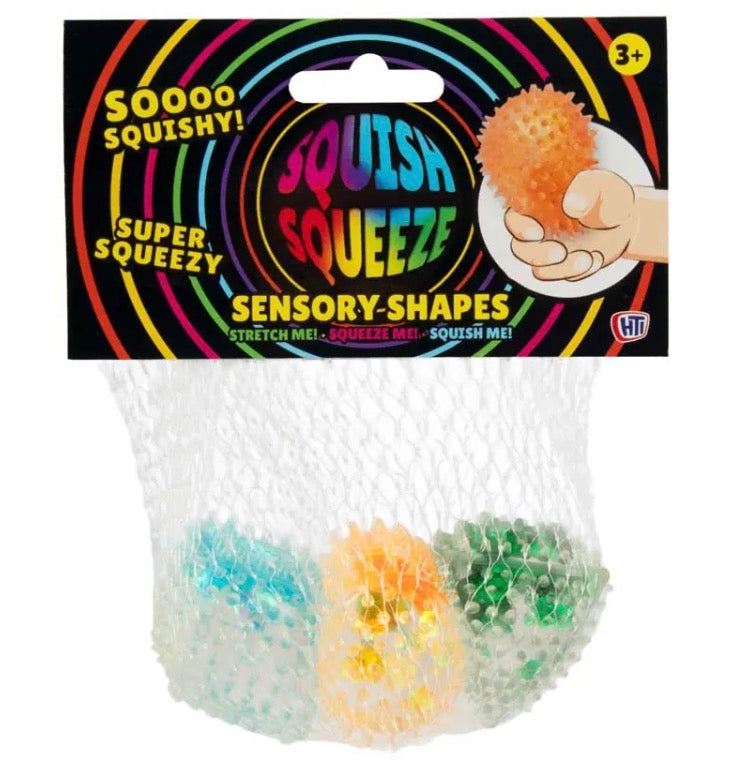 Squish Squeeze Sensory Shapes Toys