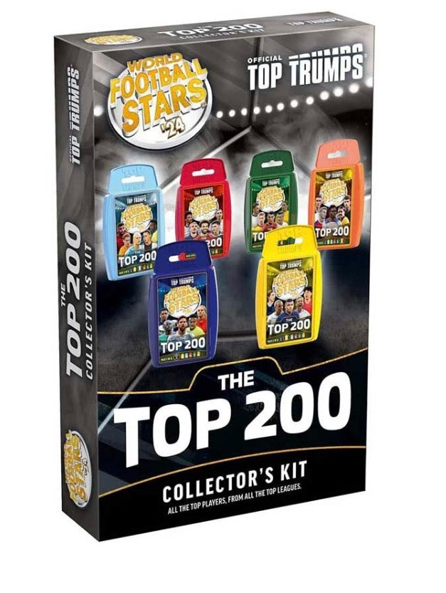 Top Trumps World Football Stars Collectors Kit