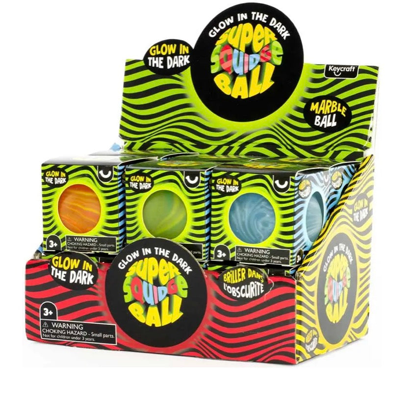 Glow in the dark Super Squidge Ball