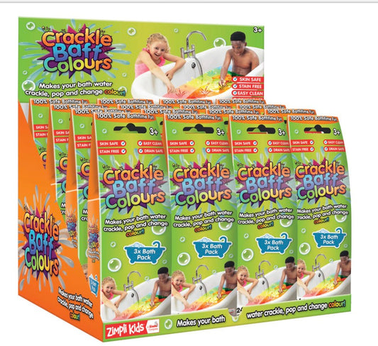Crackle Baff Colours 3 pack