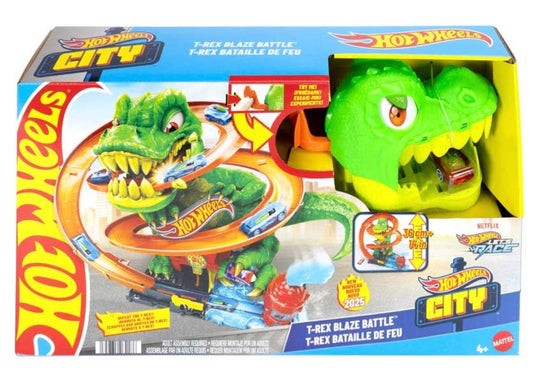 Hot Wheels City T-Rex Fire Station