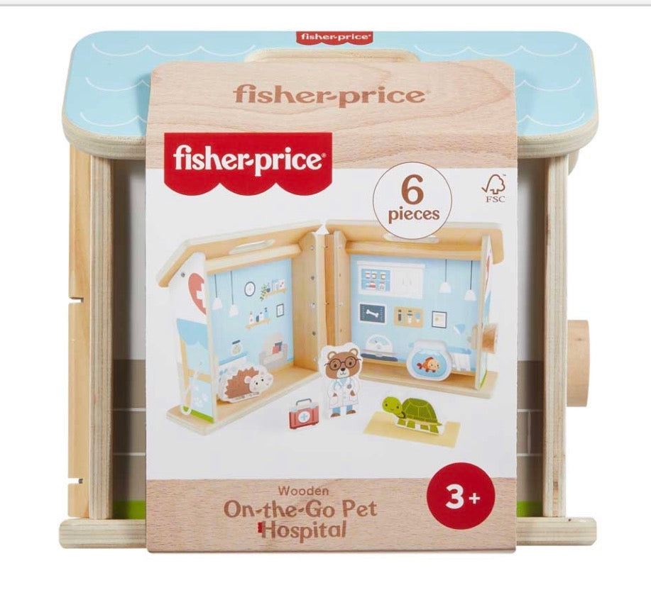 Fisher Price Wooden On the go Pet Hospital