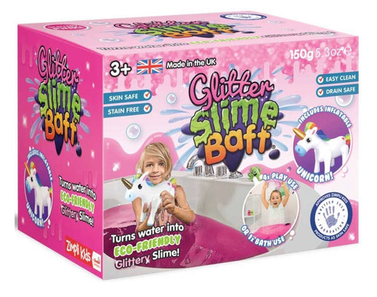 Glitter slime Baff With Inflatable Unicorn