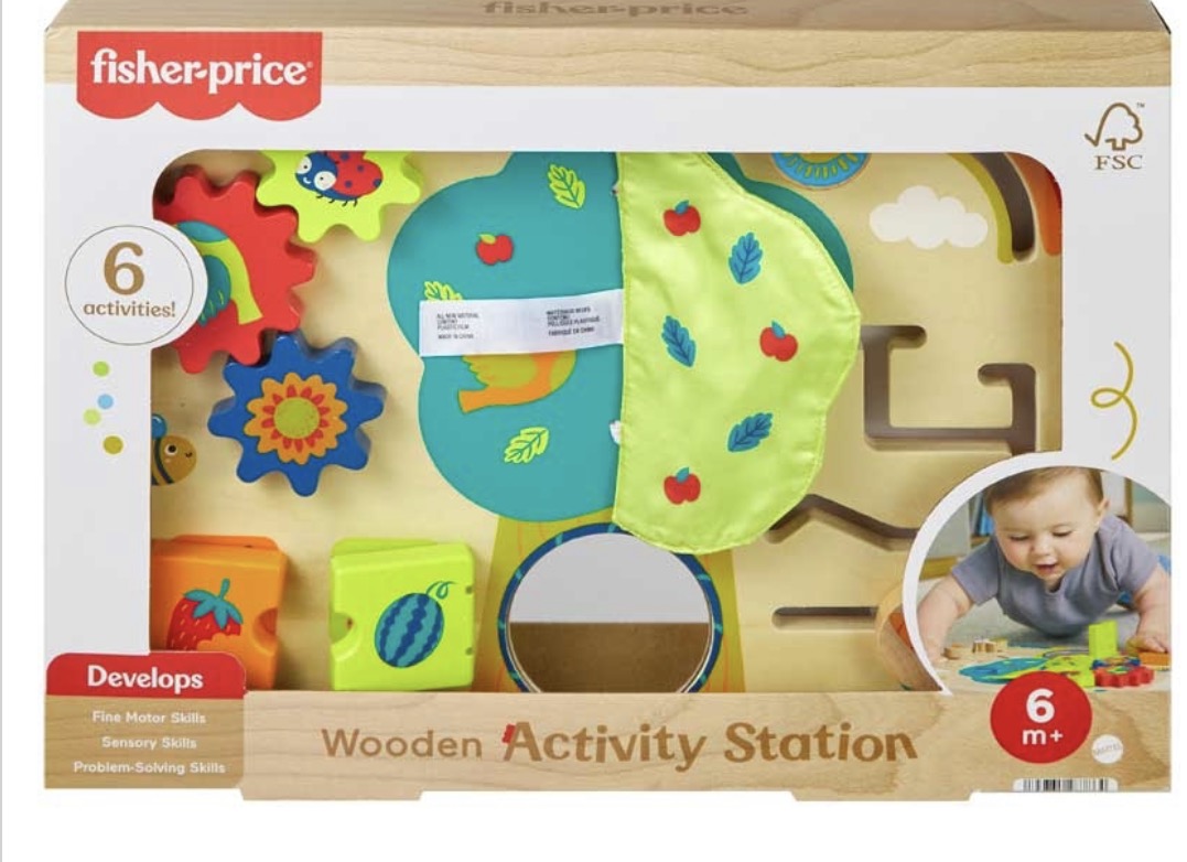 Fisher Price Wooden Activity Station