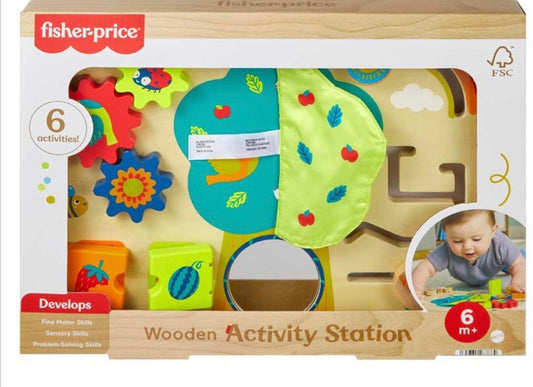 Fisher Price Wooden Activity Station