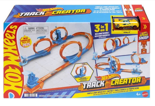 Hot Wheels Track Creator Triple Loop Speed Kit